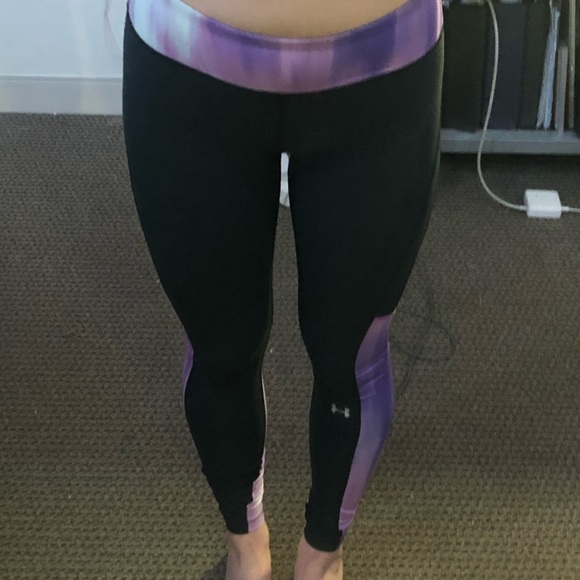 Under Armor Woman’s Compression Black Leggings S - Picture 9 of 12